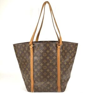 LOUIS VUITTON Brown Monogram Canvas Shoulder Bag